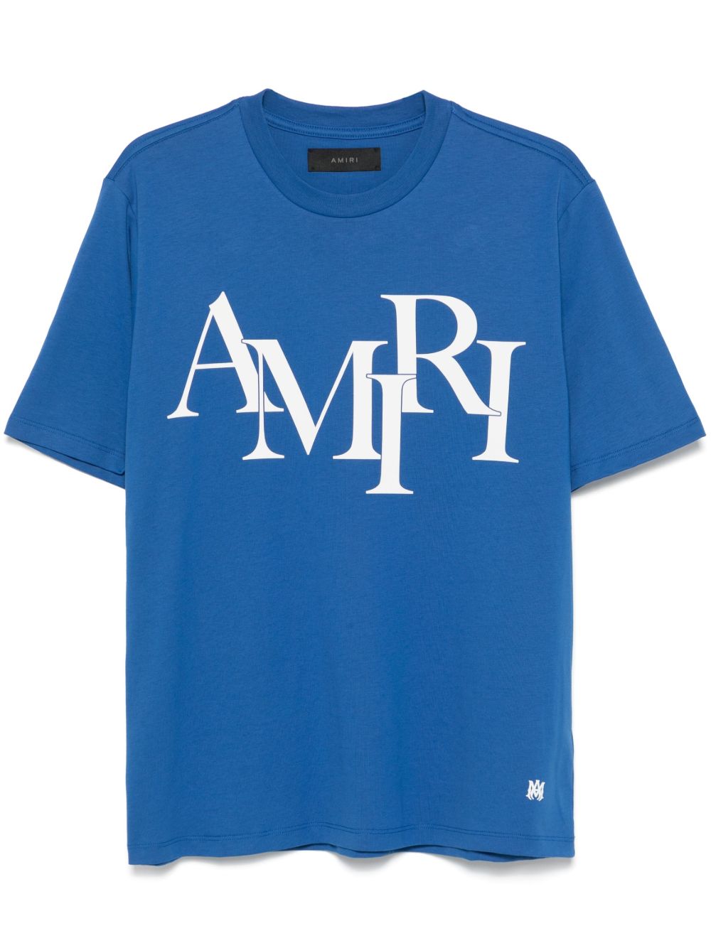 Brand Logo Printed T-shirt Blue