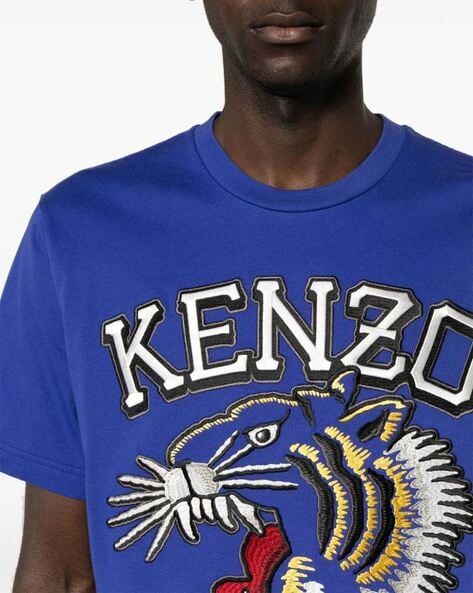 KENZO Tiger Varsity Cotton Classic T Shirt