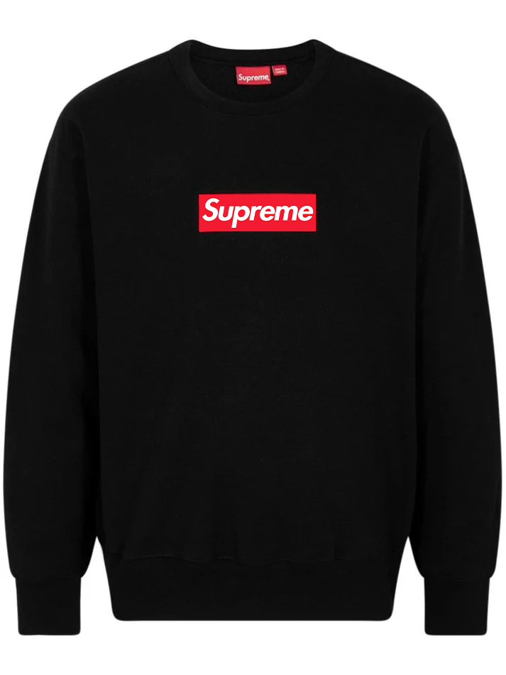 トップス Supreme small Box logo crew neck L Supreme Small Box Logo Crewneck Sweatshirt | Blue | FARFETCH