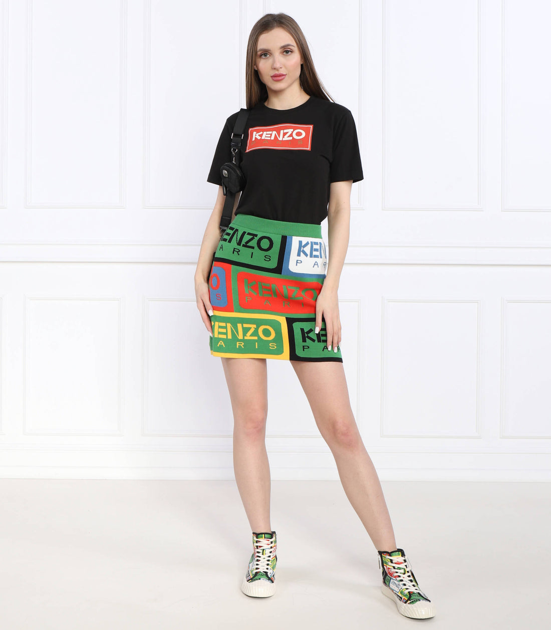 Women's Regular fit Black t-shirt