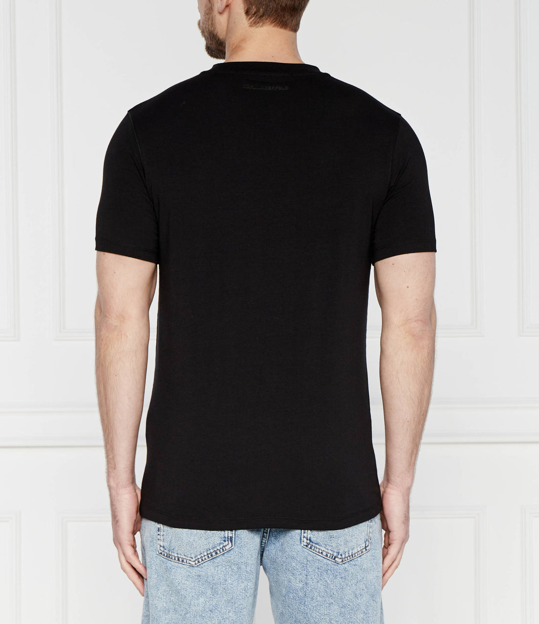 Brand Signature Type Logo Black t-shirt