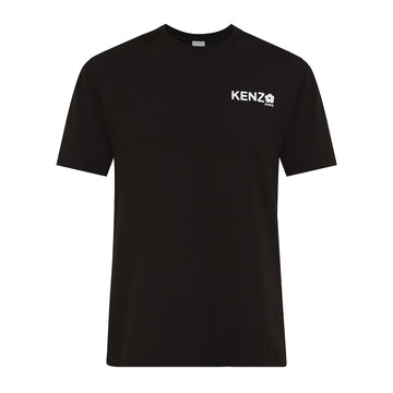 Men Black Boke Flower 2.0 Print T-shirt