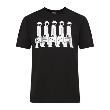 Kenzo Men Black KENZO Business Print T-shirt