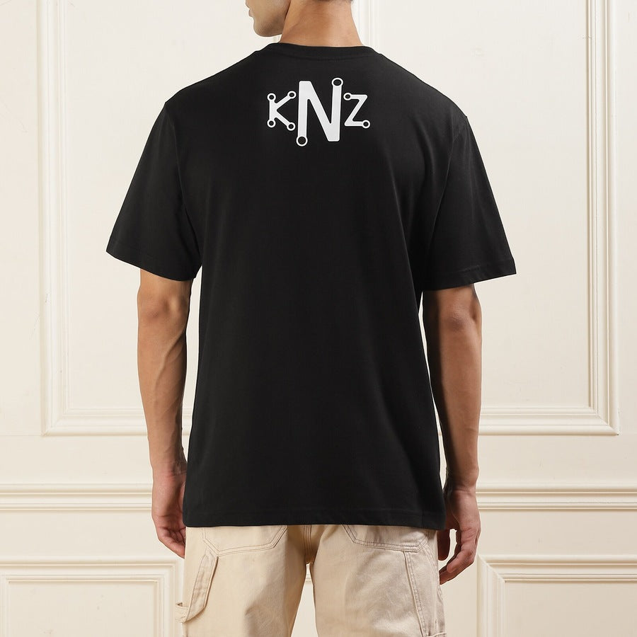 Kenzo Men Black KENZO Business Print T-shirt – Be Yourself Clothing
