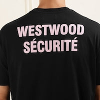 Vivienne Westwood  Men Black Orb Printed T-Shirt