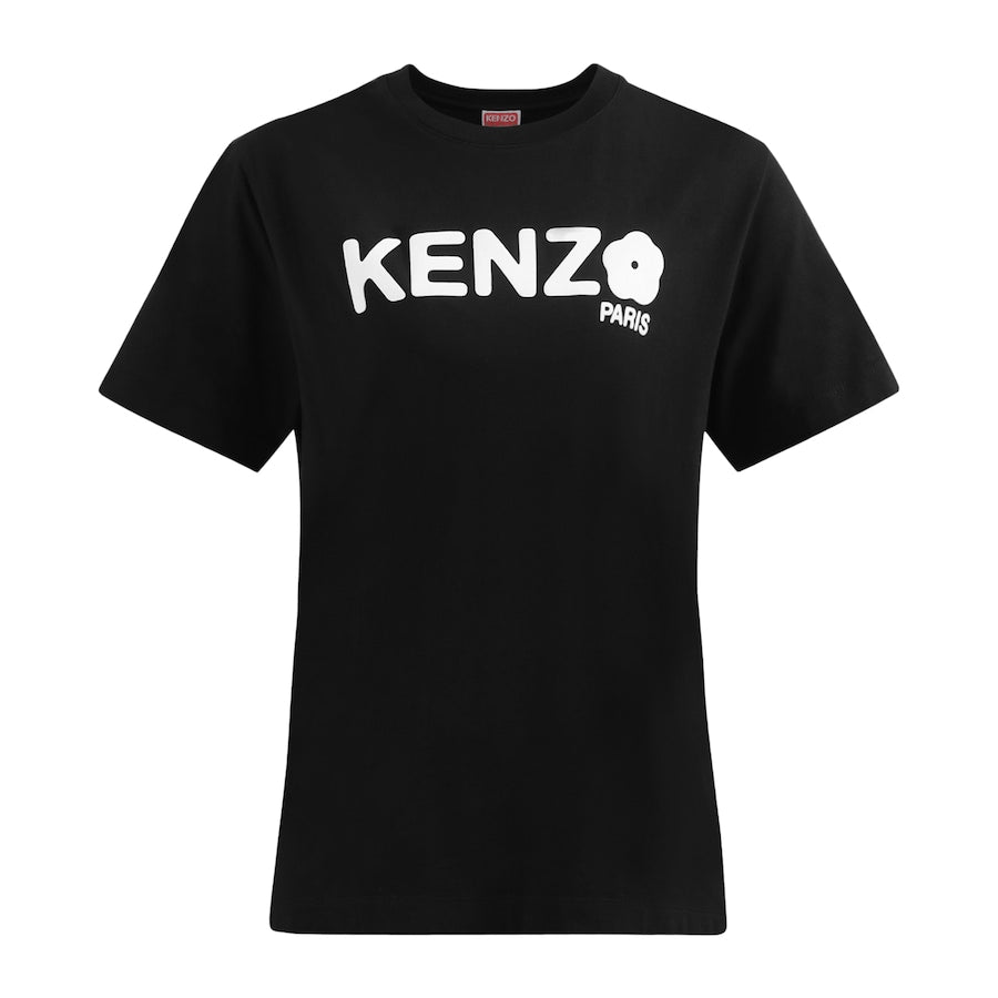 Women's black gots boke flower 2.0 Black regular fit t-shirt