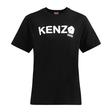 Women's black gots boke flower 2.0 Black regular fit t-shirt