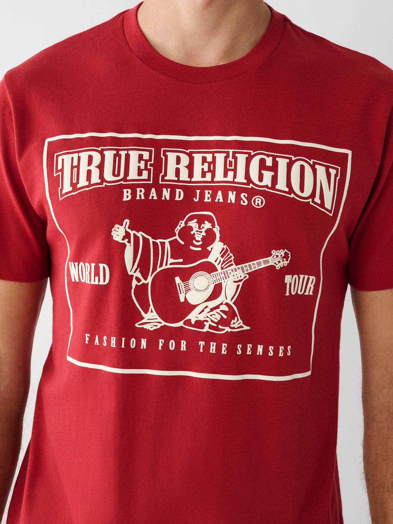 BUDDHA ICONIC LOGO RED TEE