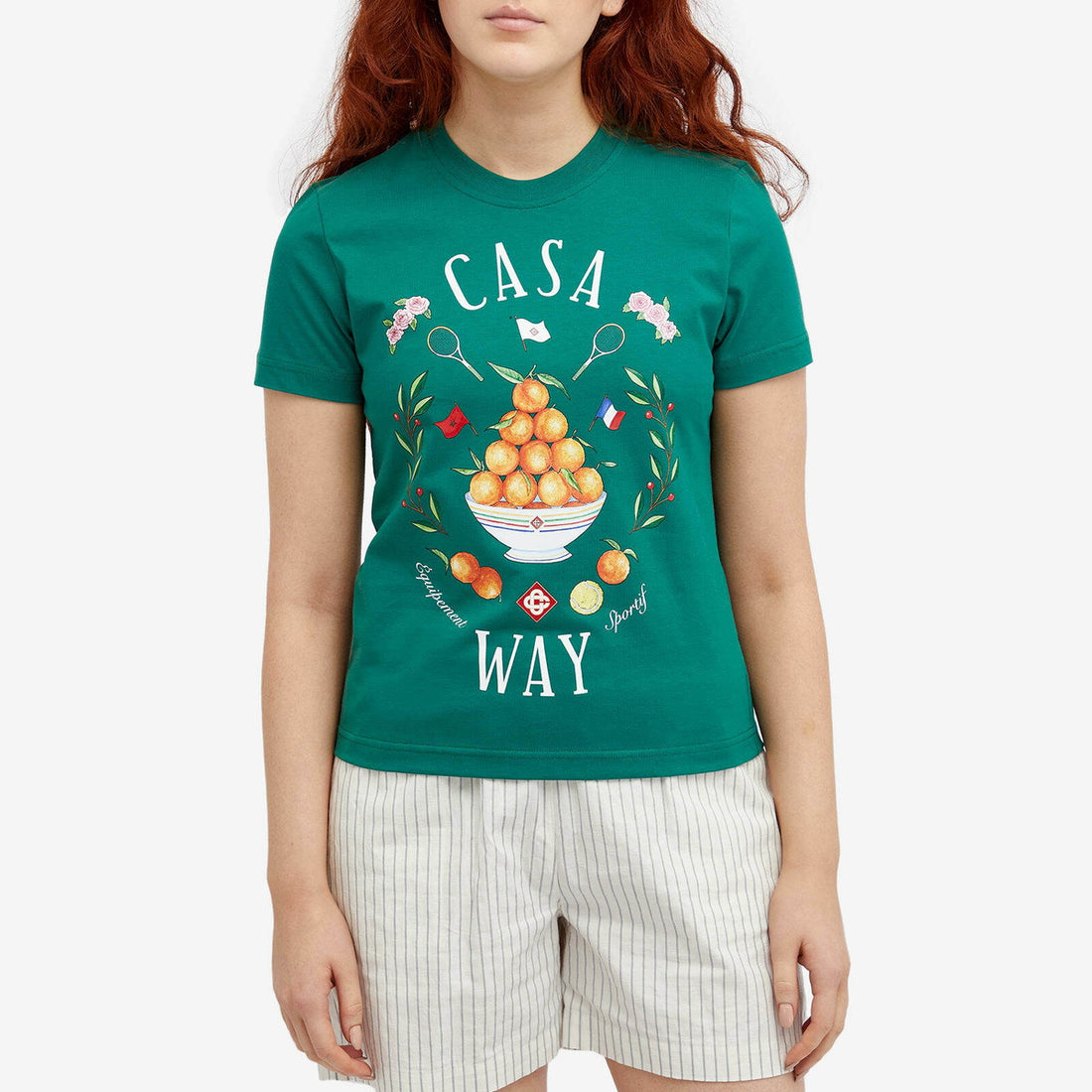 Women's Casa Way Fitted T-Shirt in Green