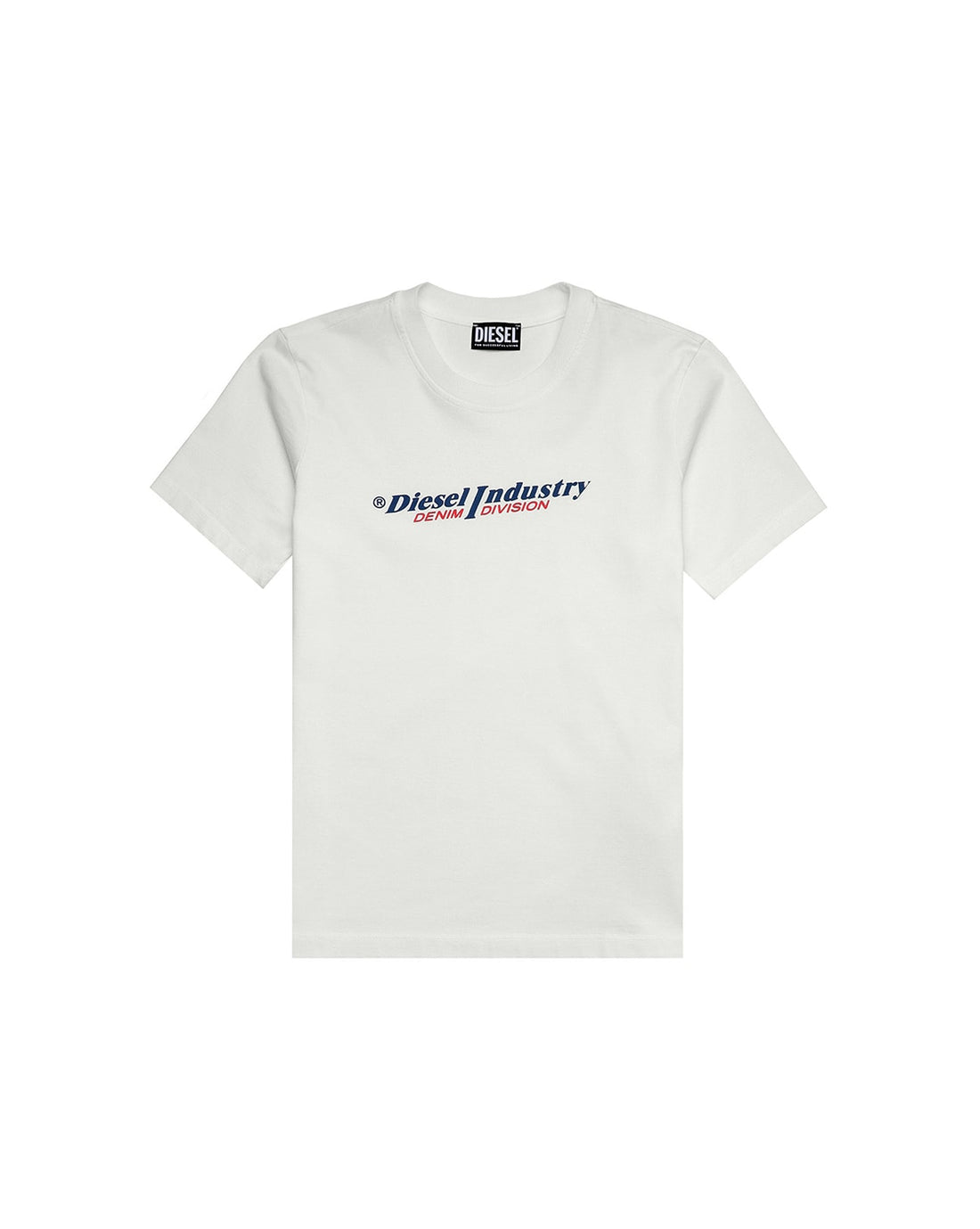 T-Reg Printed Crew-Neck White T-shirt