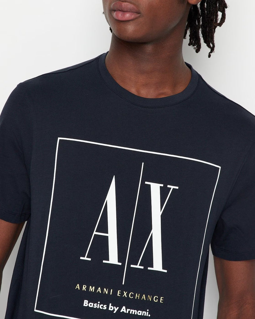ARMANI EXCHANGE NAVY BLUE T-SHIRT