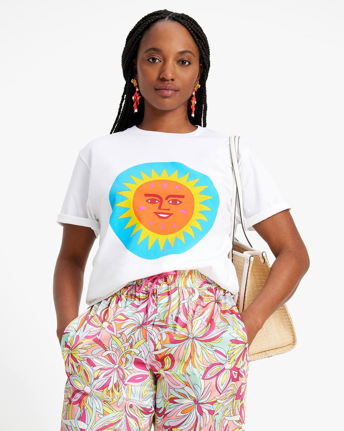 Alexander Girard Cotton Regular Fit White T-Shirt
