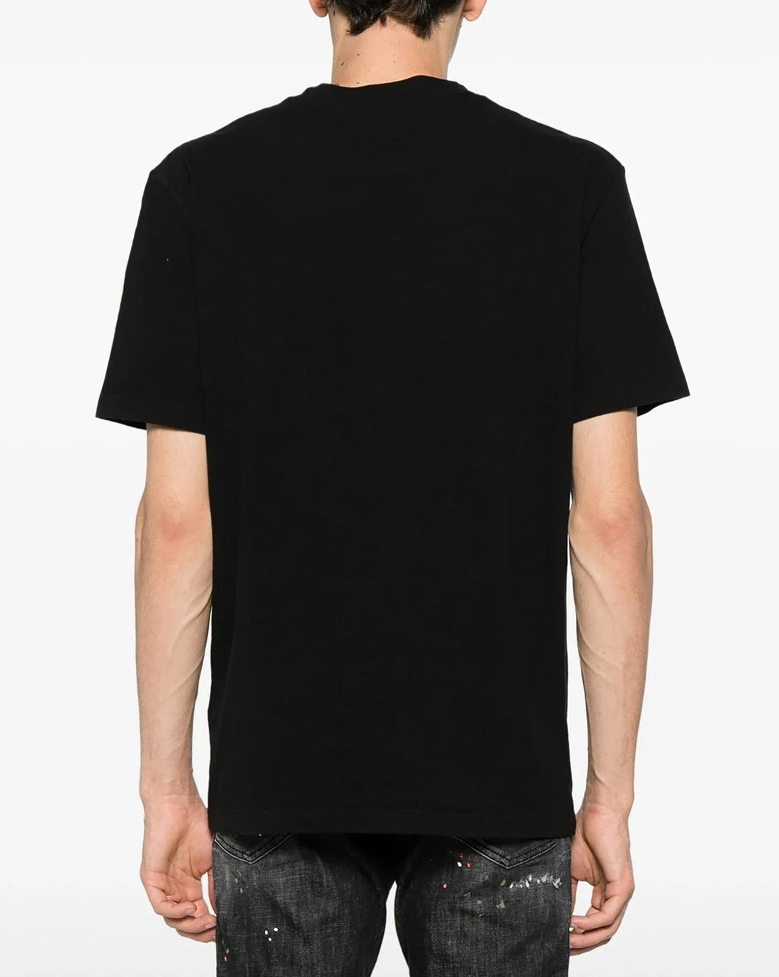 Regular Fit Cotton Crew-Neck T-Shirt Black