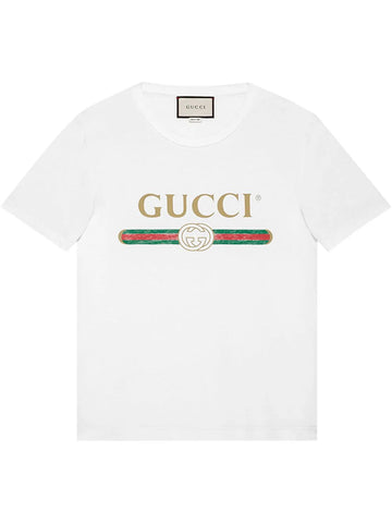 Gucci logo print cotton T-shirt