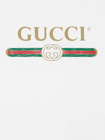 Gucci logo print cotton T-shirt