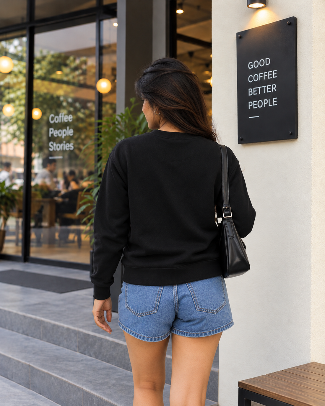 Crimson Statement Cotton Sweatshirt