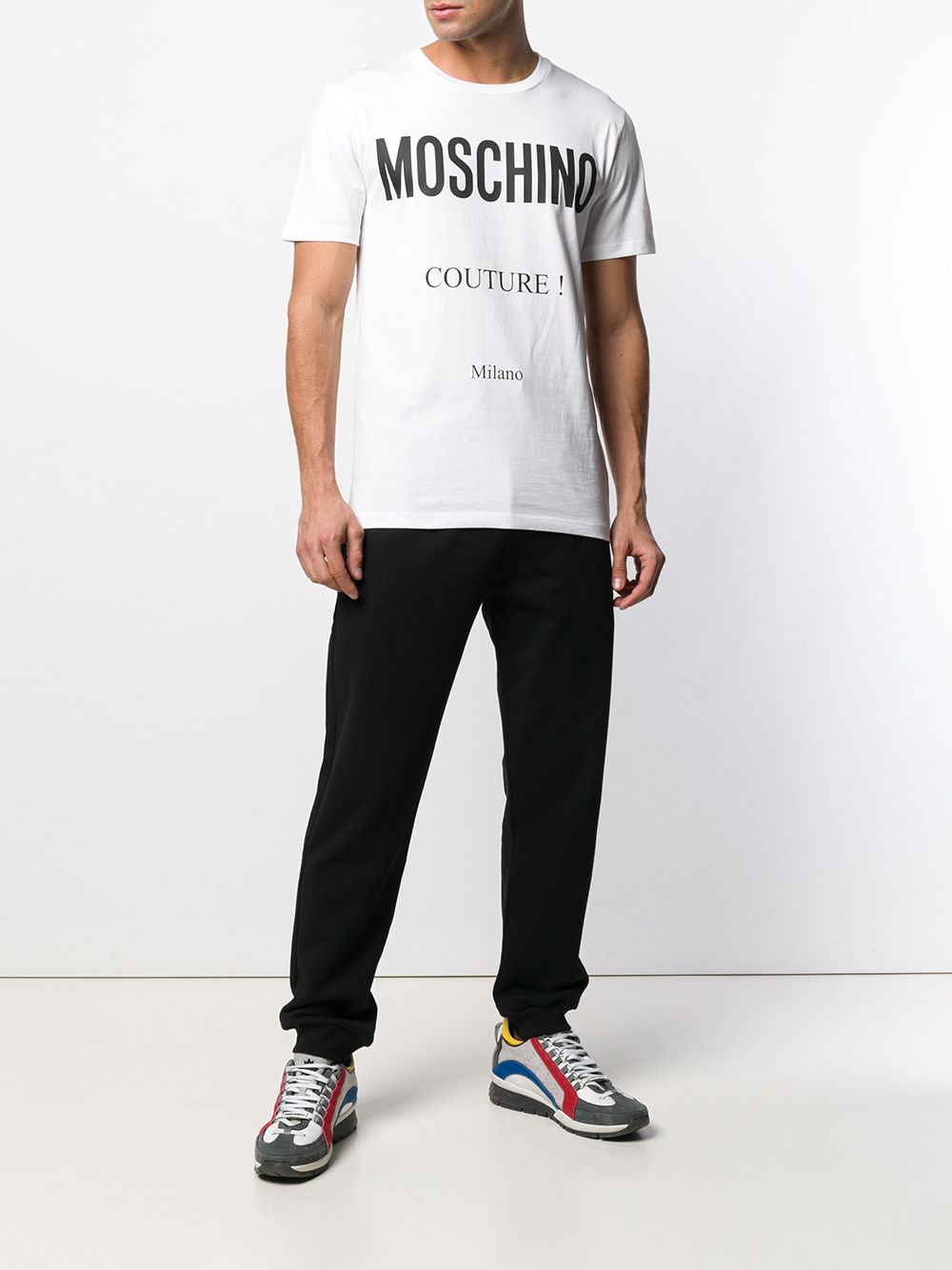 Classic logo printed white T-shirt