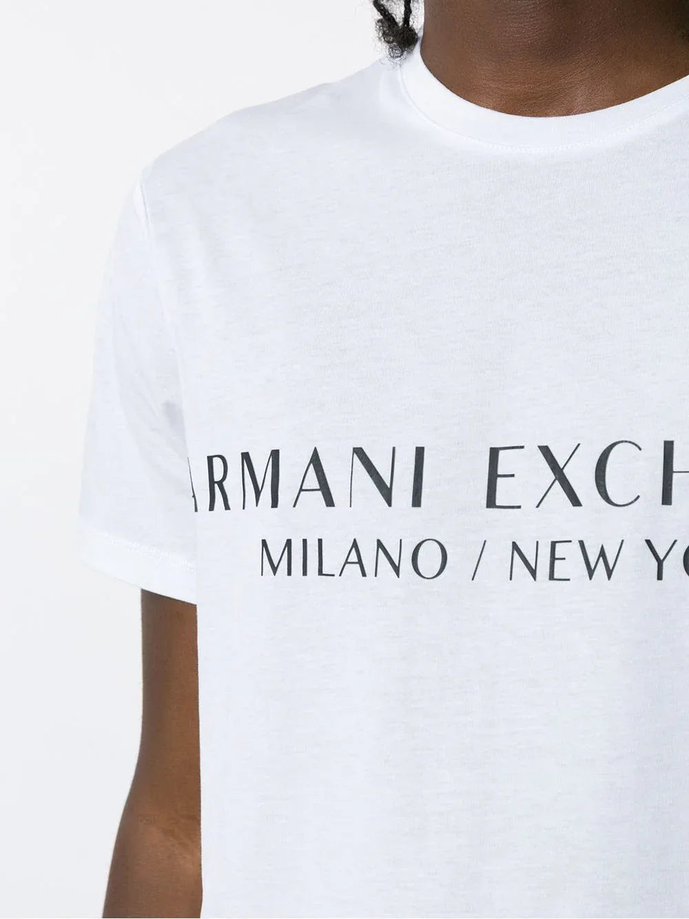 Statement logo-print white T-shirt