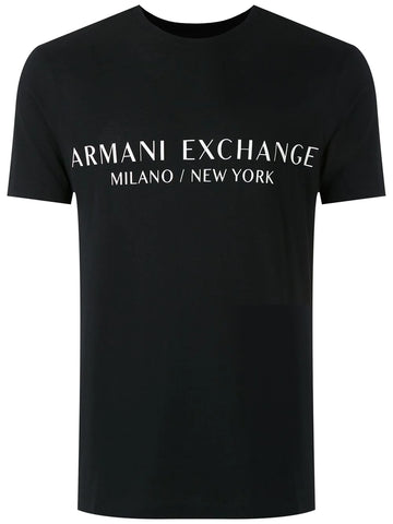 Statement Logo print  black T-shirt