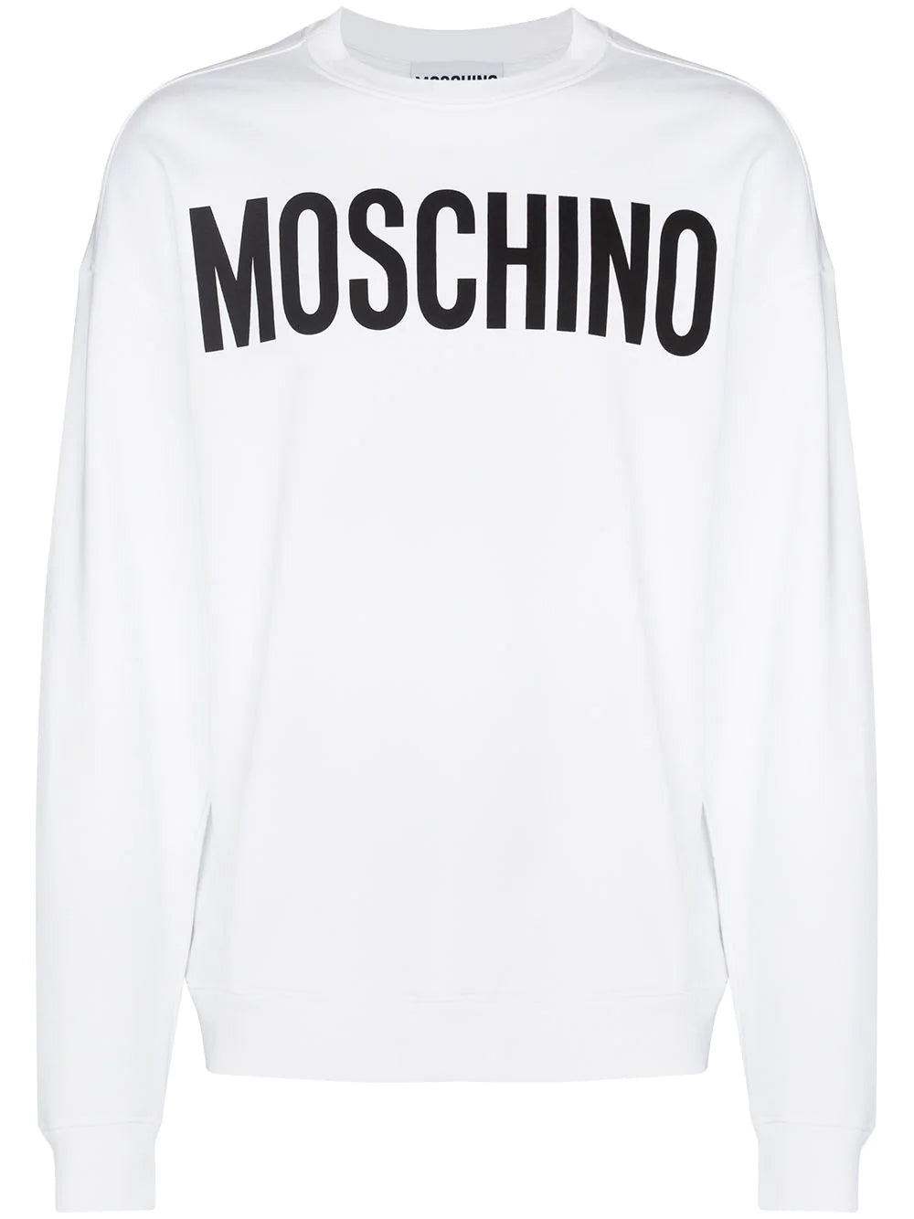 Signature logo-printed white sweatshirt