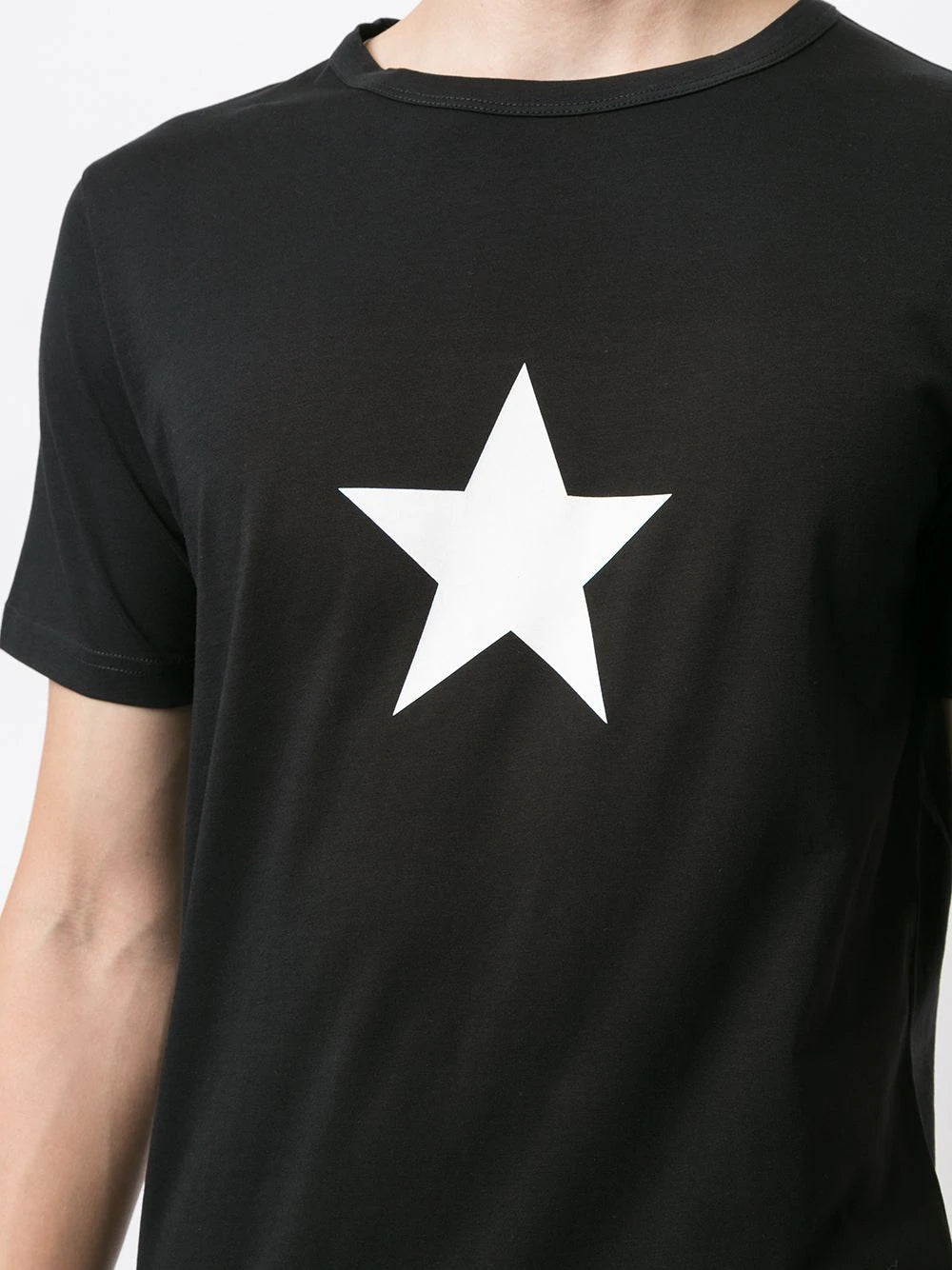 agnès b. Coulos star print black T-shirt