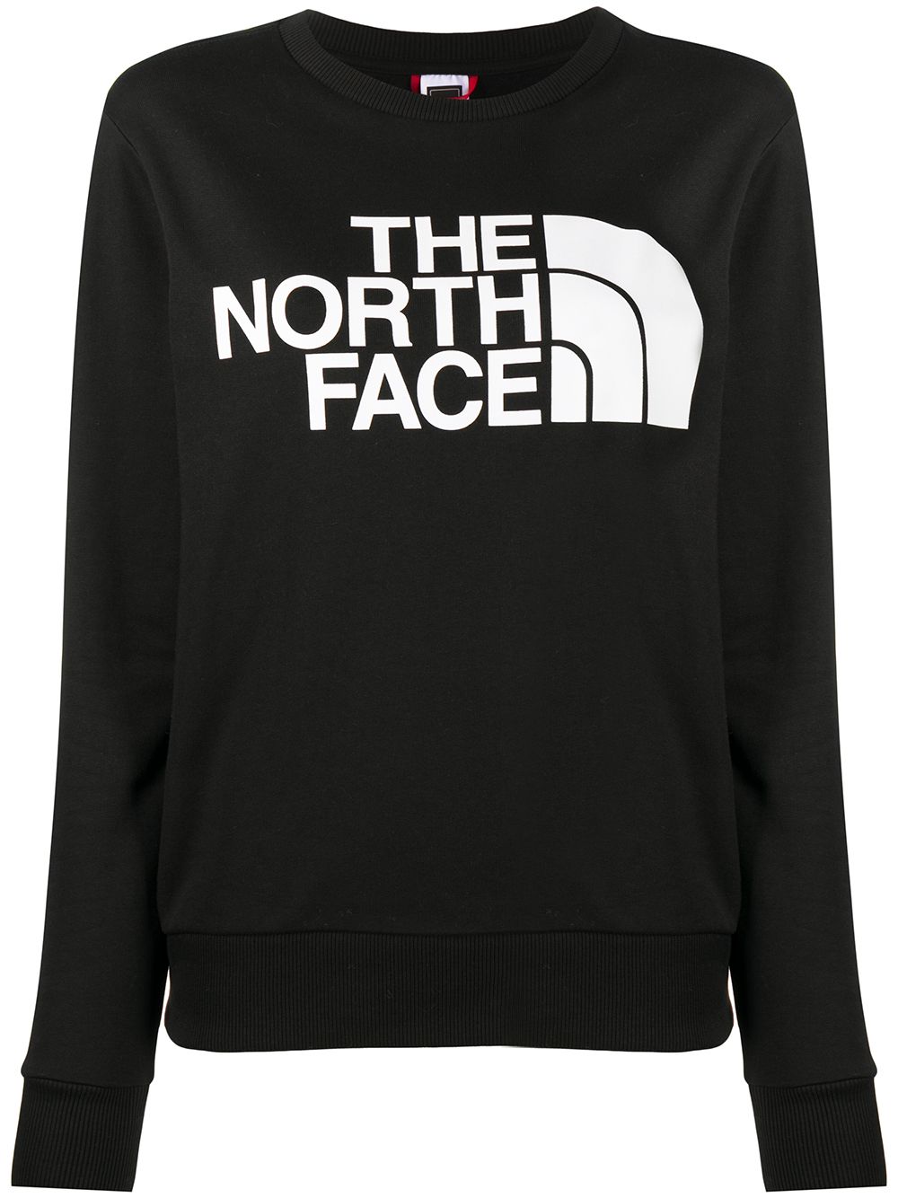 TNF crew neck logo black sweatshirt