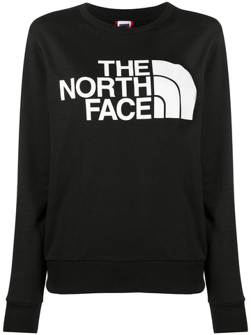 TNF crew neck logo black sweatshirt