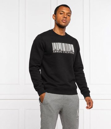 Urban Barcode Graphic Sweatshirt
