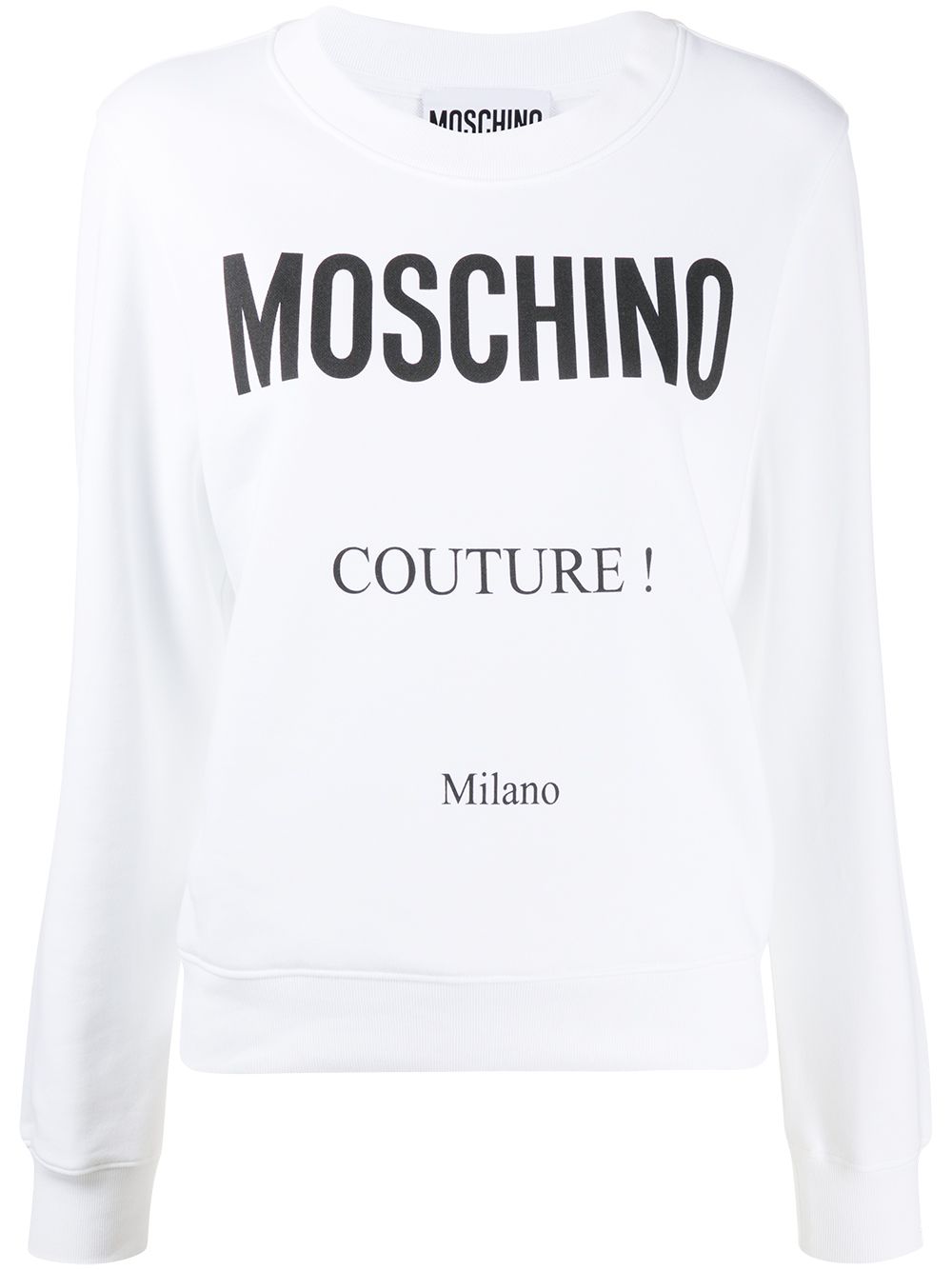 White Couture logo sweatshirt