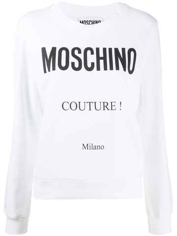 White Couture logo sweatshirt