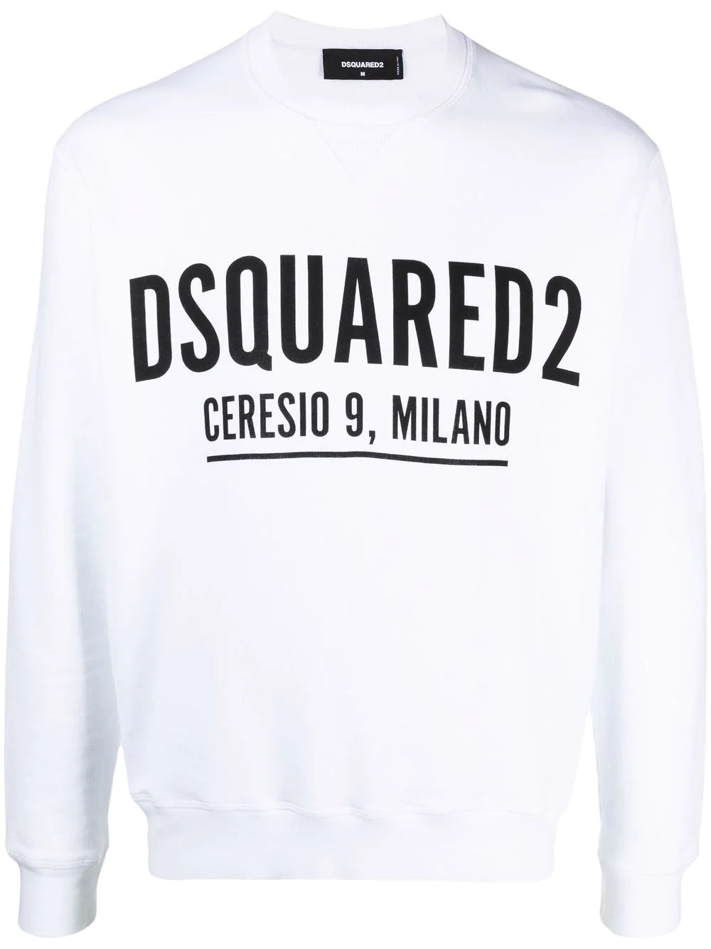 Ceresio Milano logo-print white sweatshirt