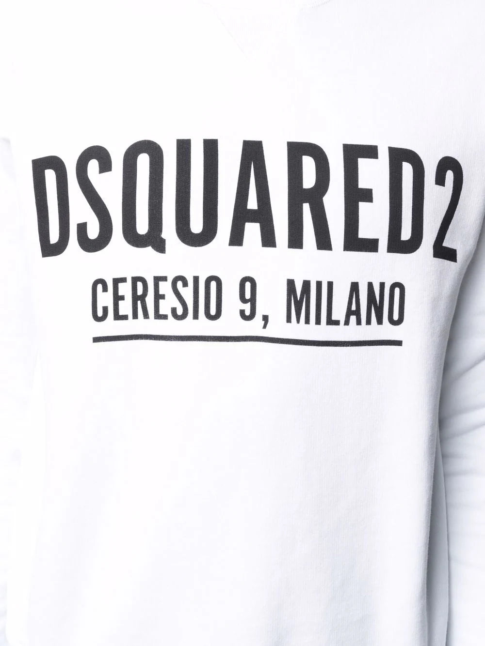 Ceresio Milano logo-print white sweatshirt