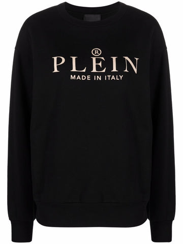 Iconic Plein regular fit black sweatshirt