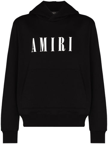 AMIRI logo-print cotton hoodie