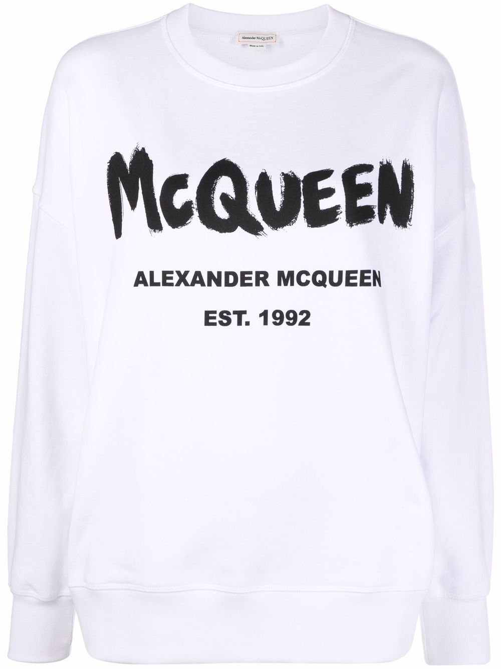 Brand's logo-print crew neck sweatshirt