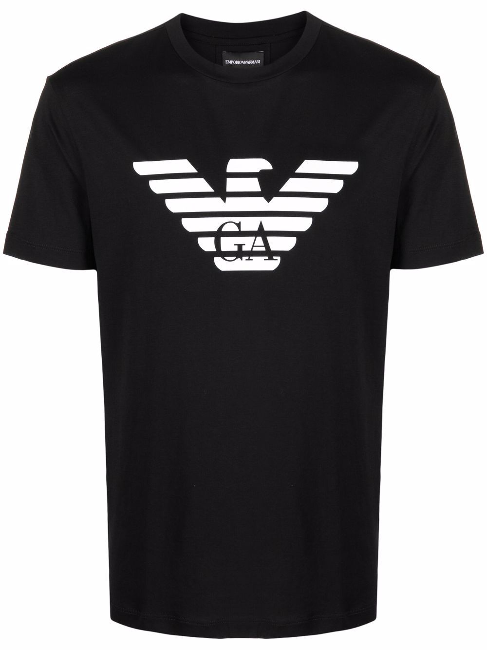 Eagle Logo-print  black T-shirt for Women's