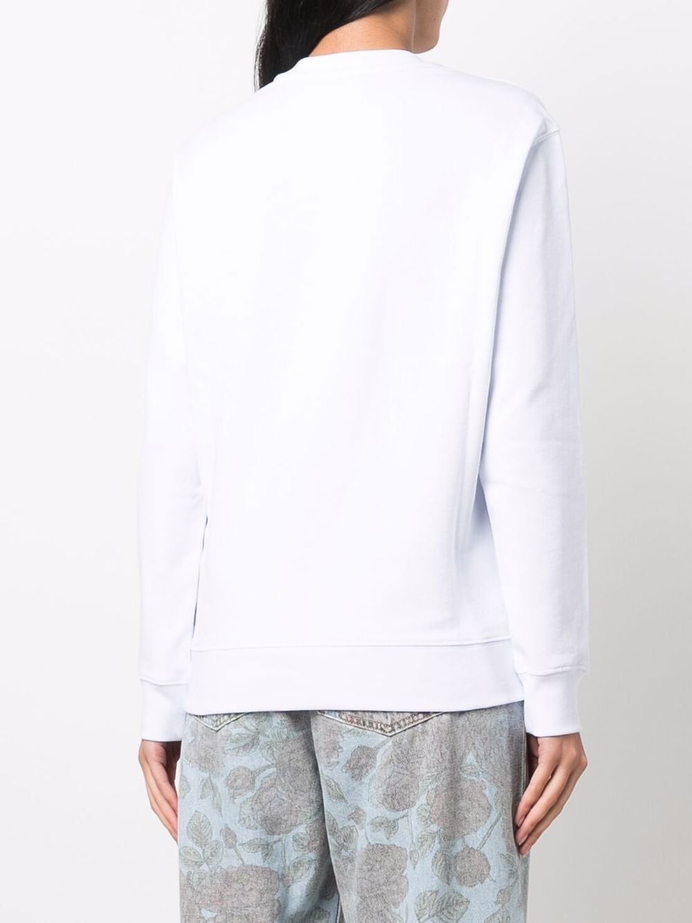 MSGM logo-print cotton sweatshirt