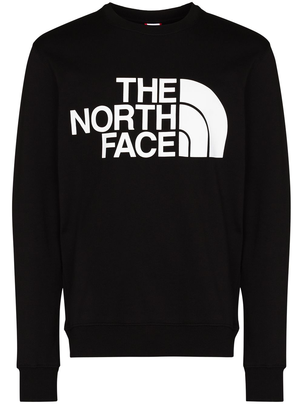 TNF Standard logo print black sweatshirt