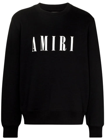 Classic logo-print cotton black sweatshirt