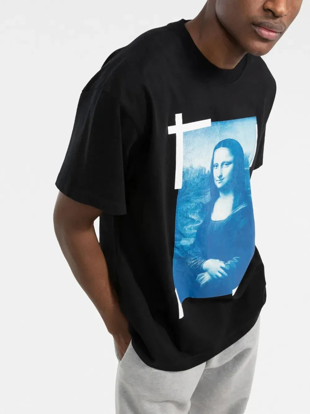 Monalisa Oversized T-shirt (Black)