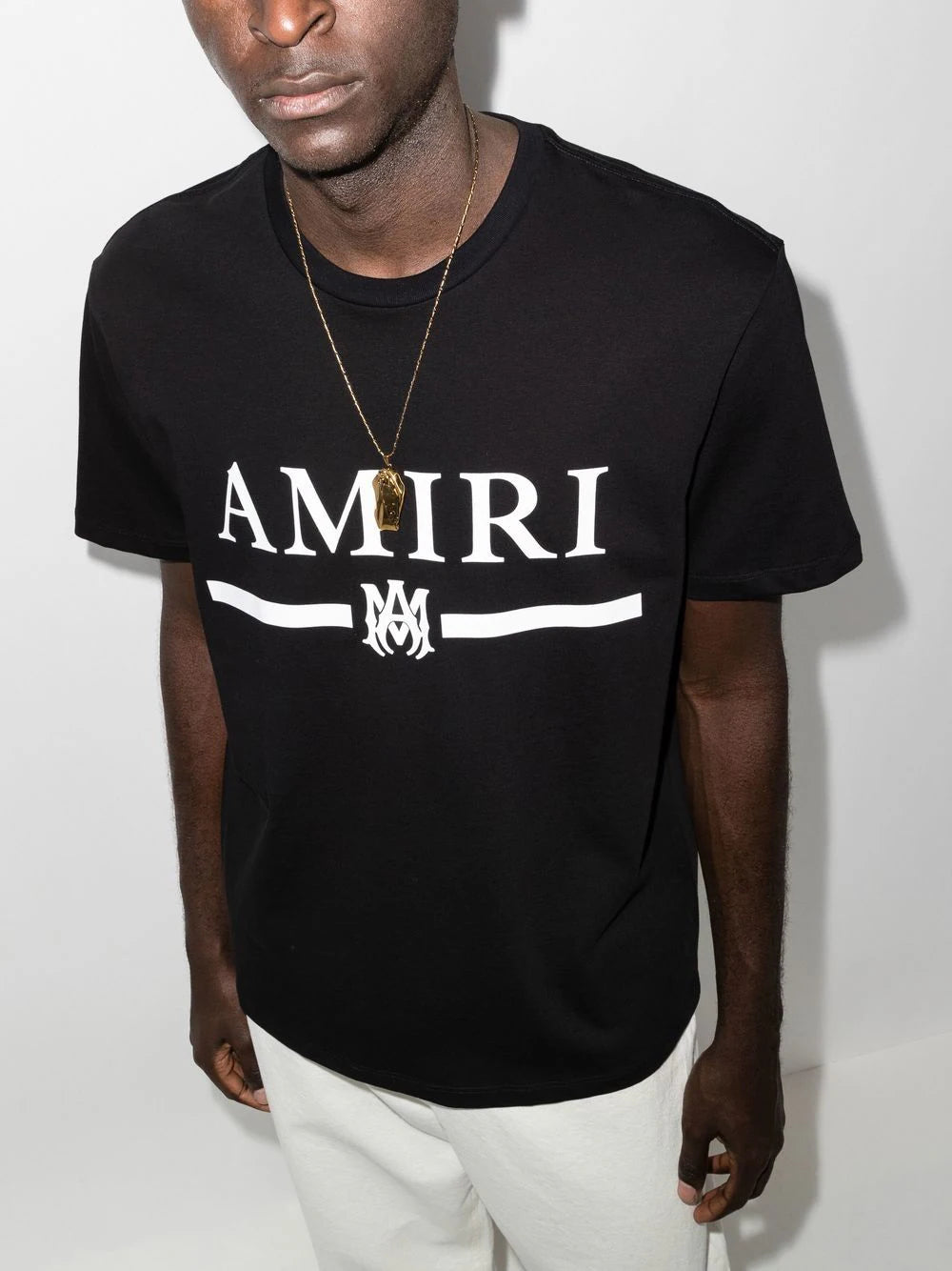 Iconic Logo Black cotton T-shirt