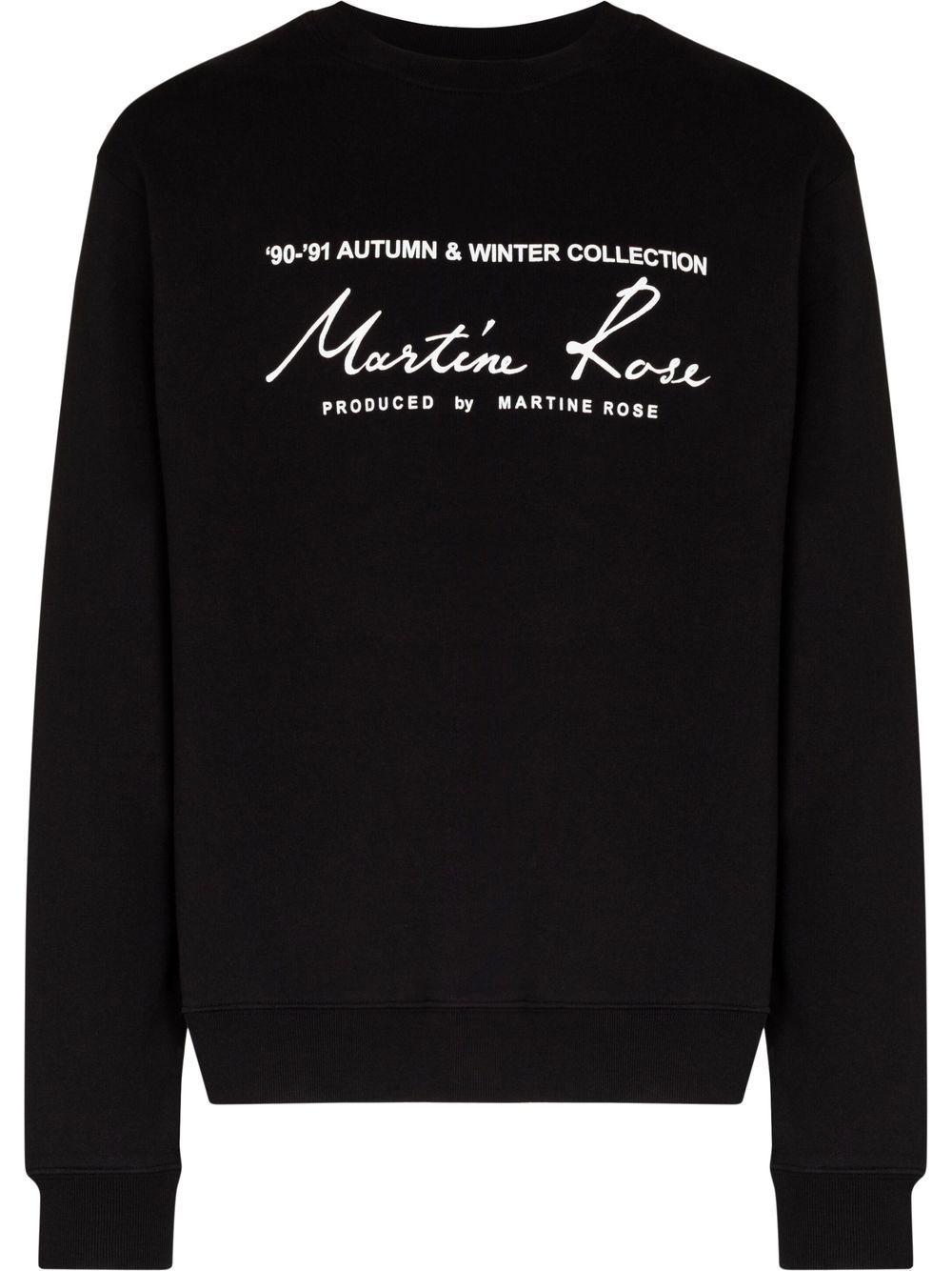 Martine Rose logo-print cotton sweatshirt