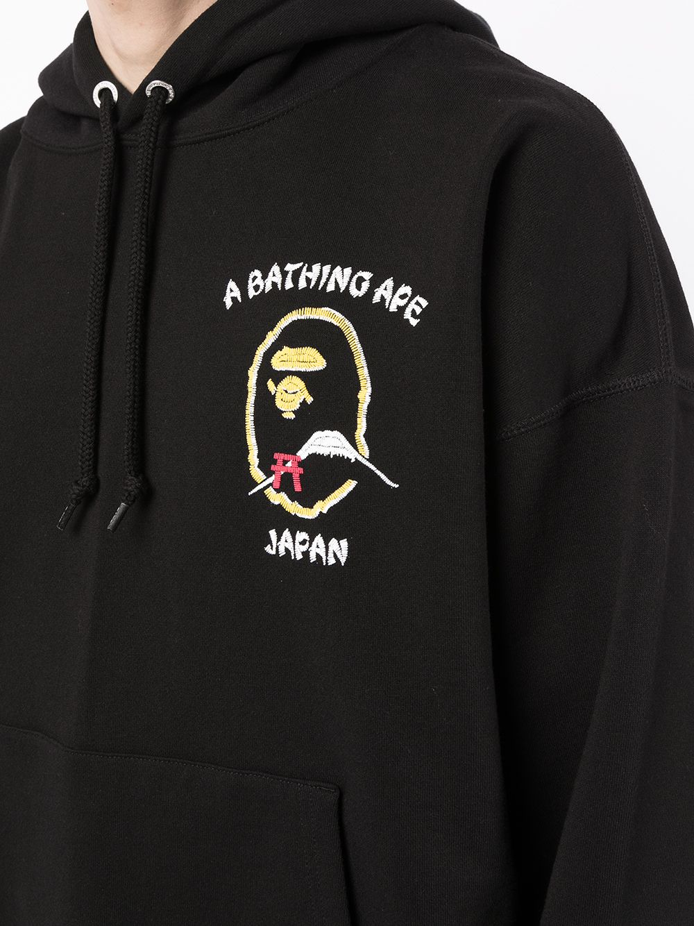 A BATHING APE® print Japan logo hoodie