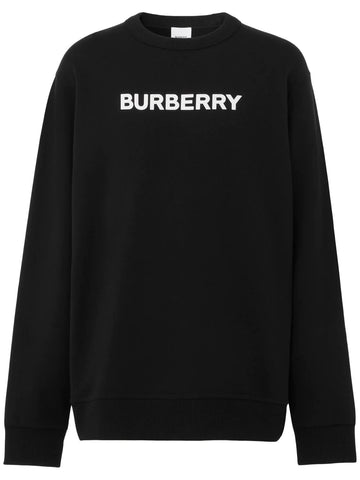 Bold logo-print black sweatshirt