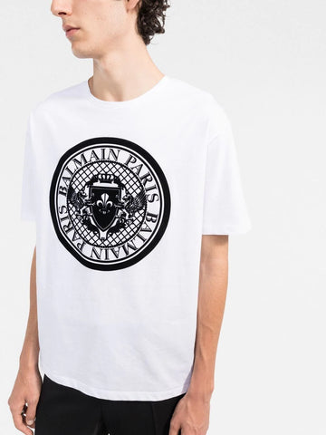 Balmain logo-print cotton T-shirt