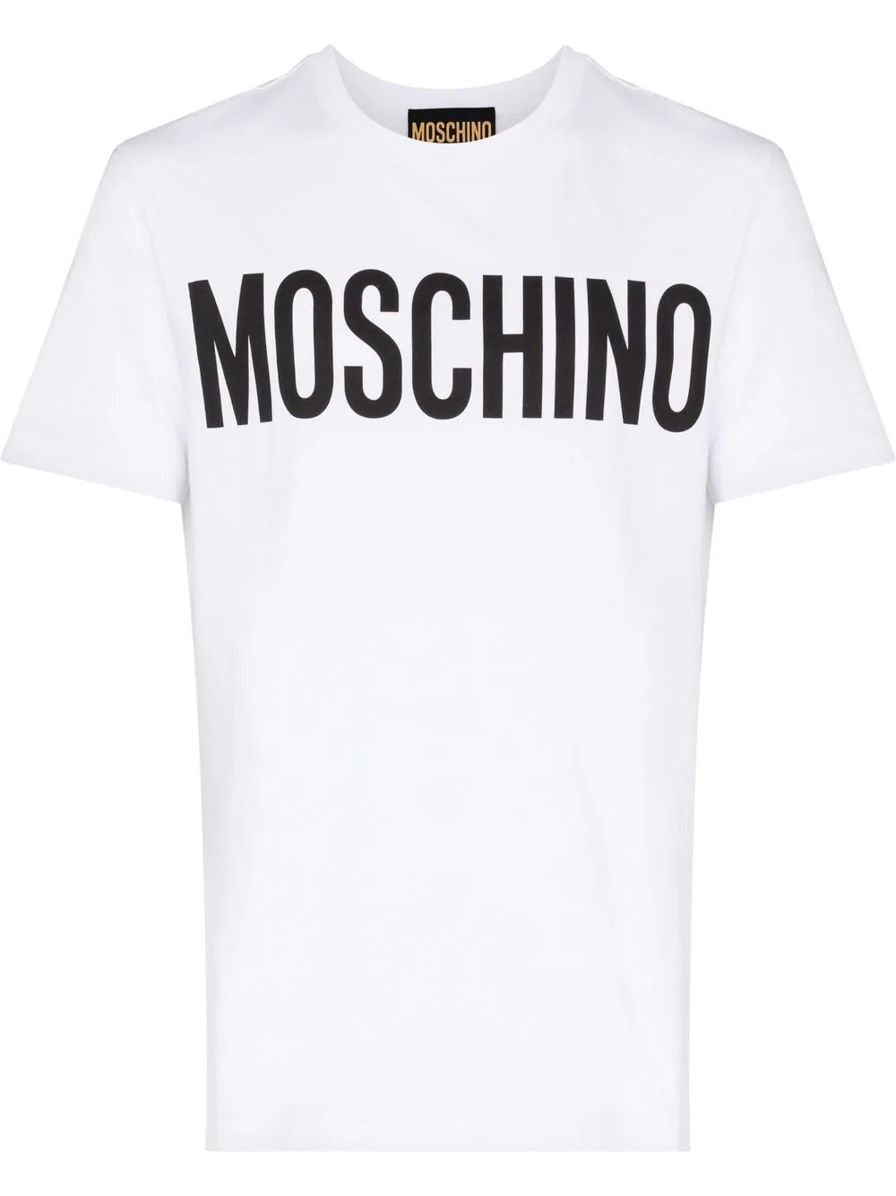 Bold logo-print white T-shirt