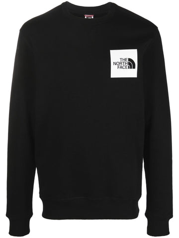 TNF logo-print black sweatshirt