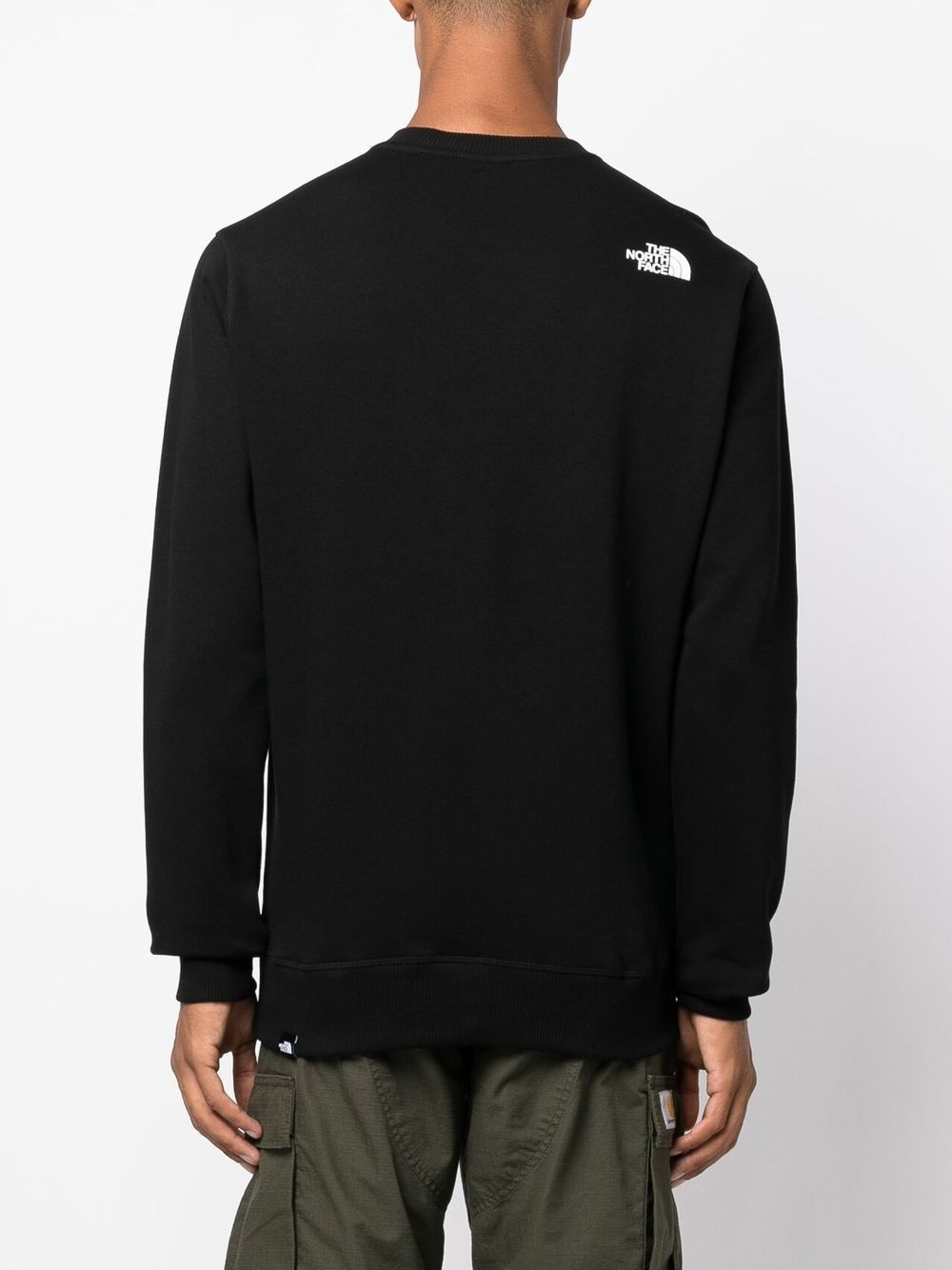 TNF logo-print black sweatshirt