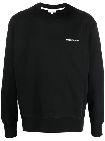 Norse Projects logo-print long-sleeve sweatshirt