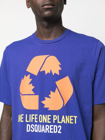 Save Planet graphic-print T-shirt